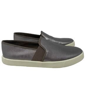 Vince slip-on sneakers in metallic ceramic size 9